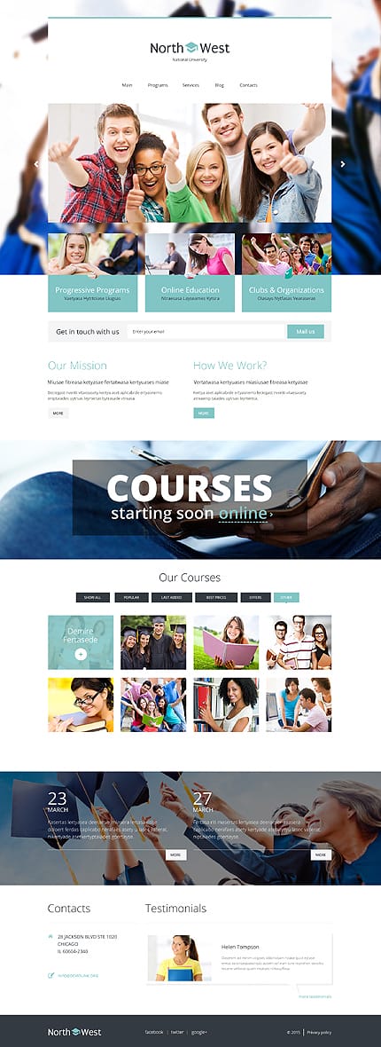 
University WordPress Theme
