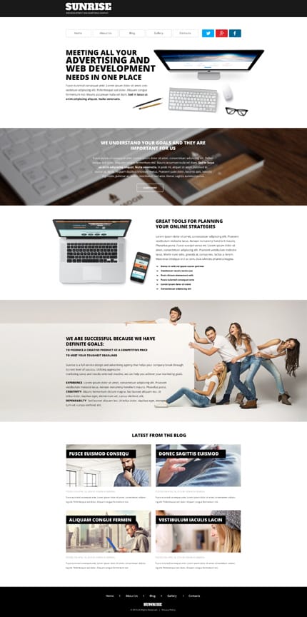 
Advertising Agency WordPress Theme
