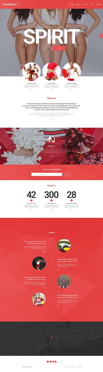 
Cheerleading WordPress Theme
