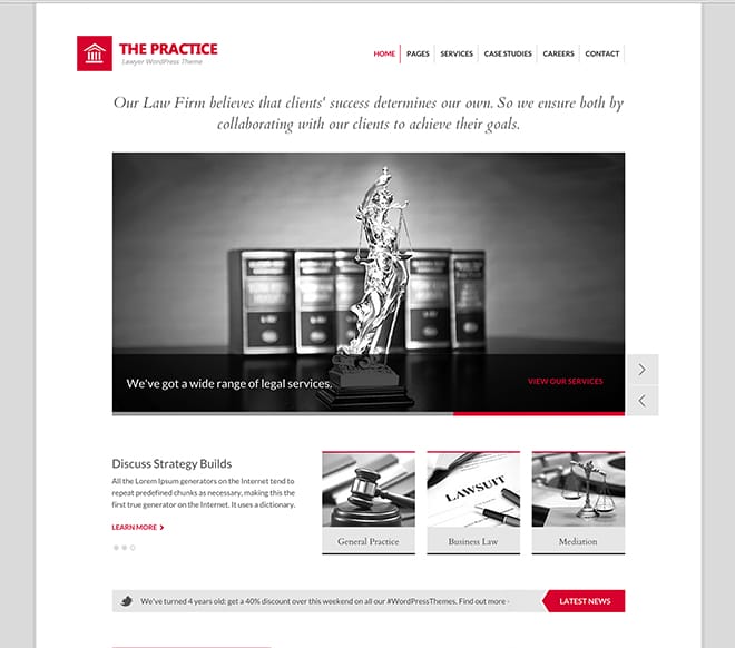 The Practice WordPress Theme