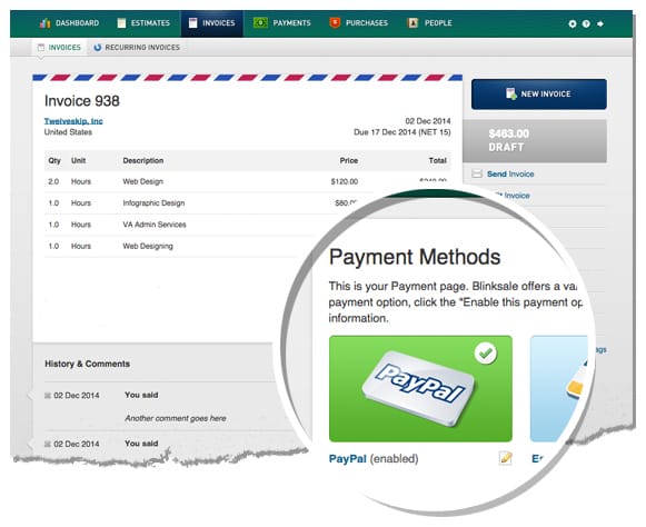 BlinkSale Invoicing Tool