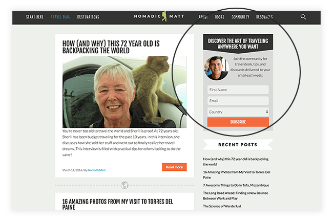 Effective Email Optin Form
