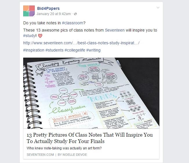 Facebook Example