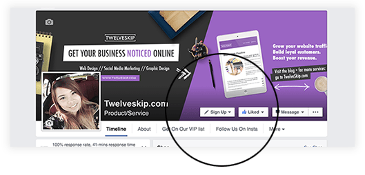 Facebook Call To Action