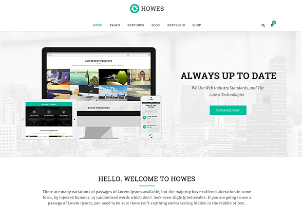 Howes WordPress Theme