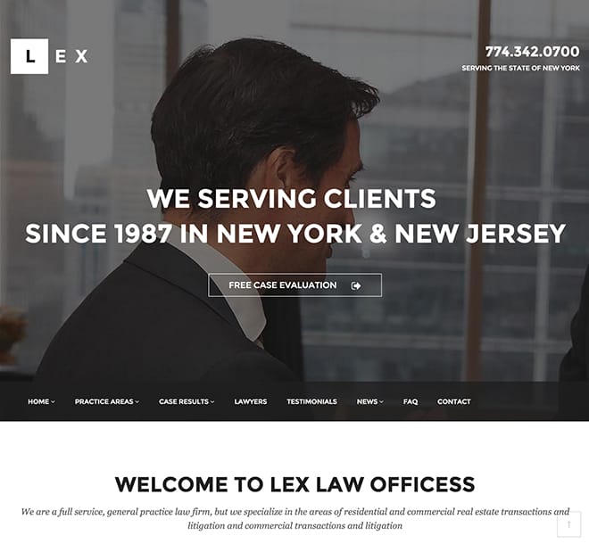 LEX WordPress Theme