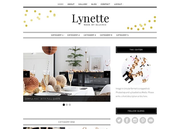 Lynette WordPress Theme