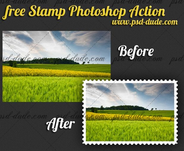 Stamp Generator Photoshop Action
