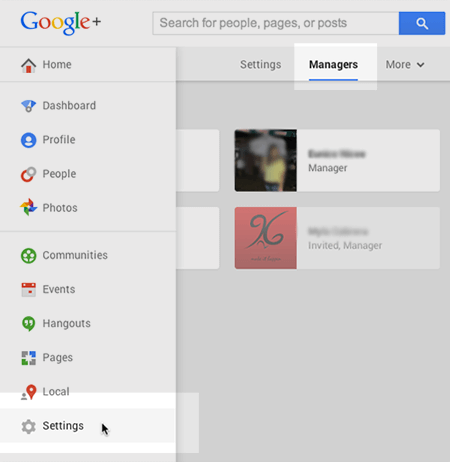 Additional Managers on Google Plus Business Page