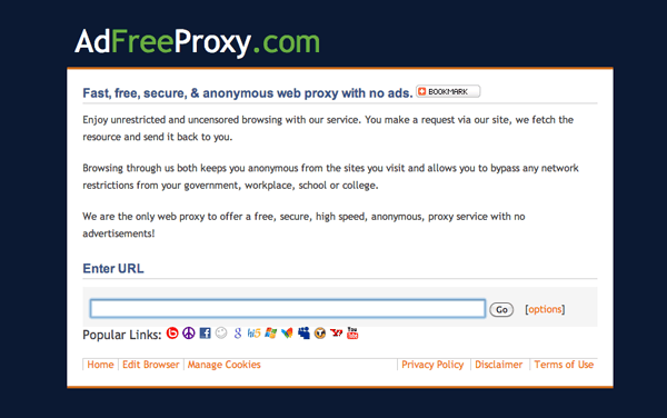Ad Free Proxy