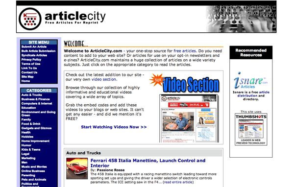 Article City