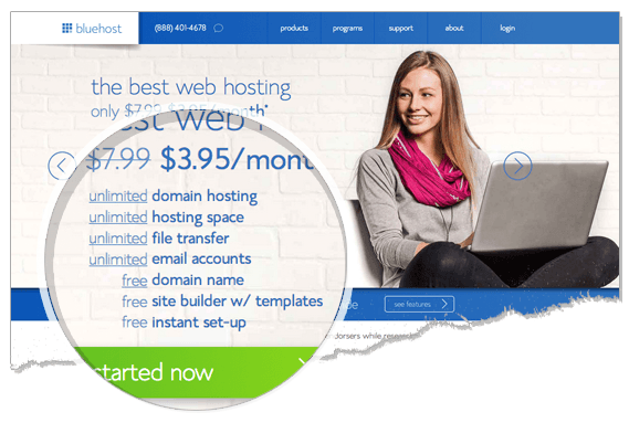 BlueHost WordPress Hosting
