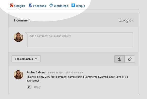 Comment Evolved