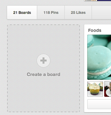 Create Pinterest Board