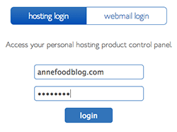 Login to BlueHost cPanel