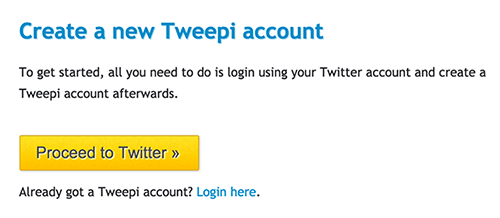 Twitter button