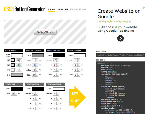 CSS3ButtonGen