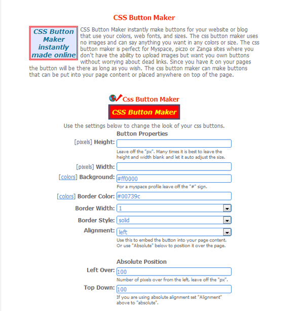 CSSButtonMaker2