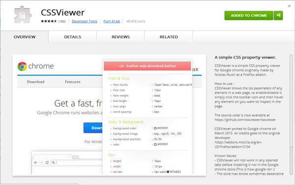 CSSViewer