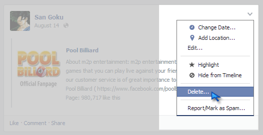 DeletePostFB