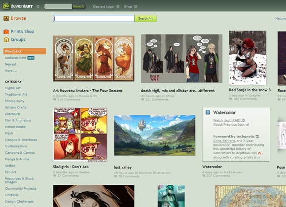 DevianArtSite
