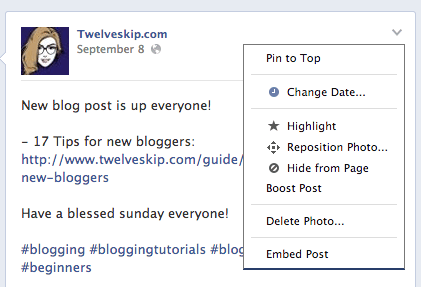 Select Embed Option