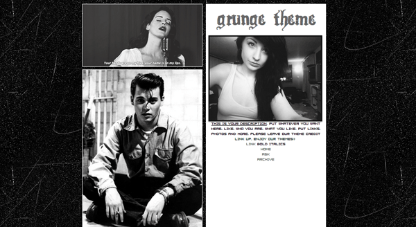 Mini Grunge Theme
