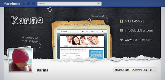 Vintage Facebook Timeline Cover
