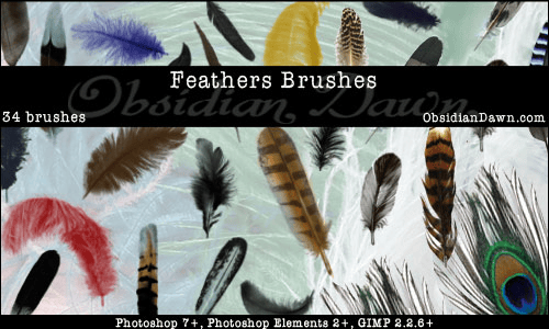 FeatherPSGimpBrushes