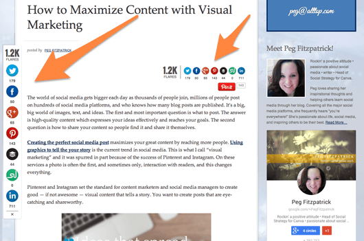 Example of Flare Buttons