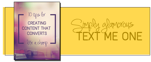 Simply Glamorous & Text Me One