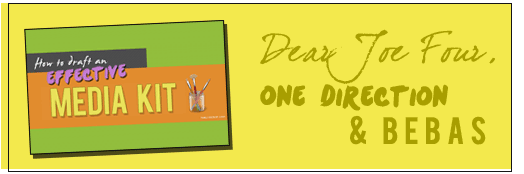 Dear Joe Four, One Direction & Bebas