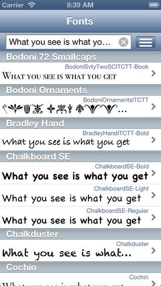 Fonts