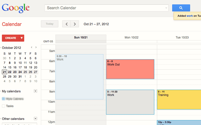 google calendar