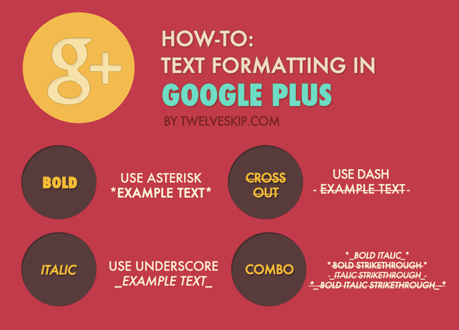 How-TO: Format Text in Google Plus Posts
