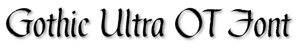 GothicUltraOTFont