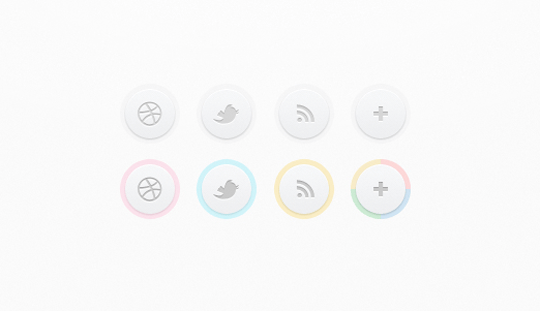 Clean White Icons