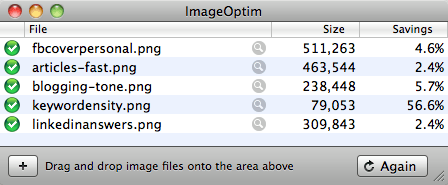 optimize your images with ImageOptim