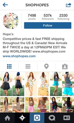 Shophopes