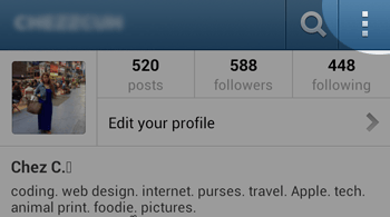Samsung Settings Instagram