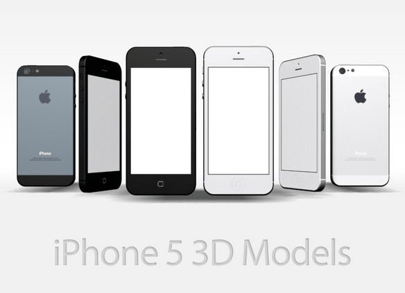3D Realistic iPhone 5 Model