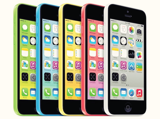 Iphone5c colours