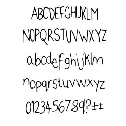 Jenns Handwriting Font