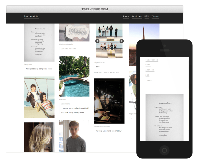 Kitsune Tumblr Theme