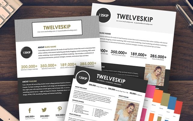 Media Kit Templates