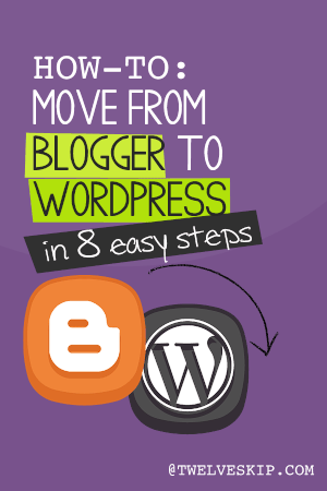How to migrate from blogger to WordPress @ http://www.twelveskip.com/guide/blogging/1188/how-to-move-from-blogger-to-wordpress