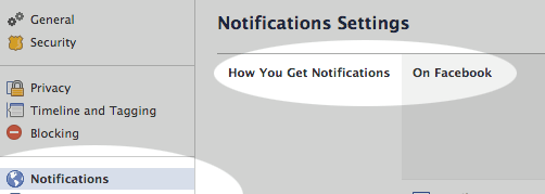 Click Notifications link