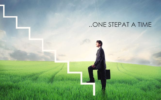 one step at a time
