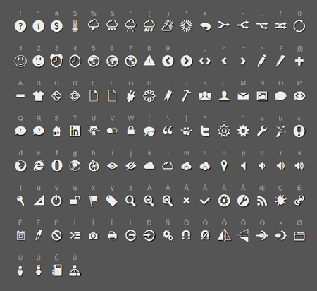 RaphaelIconFonts