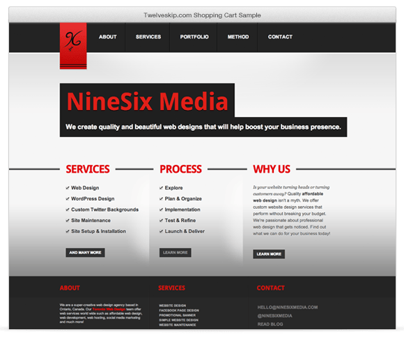Wordpress Site Portfolio Example